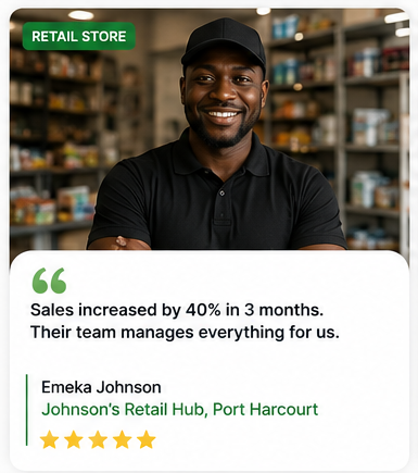 Retail store testimonial for TechHive